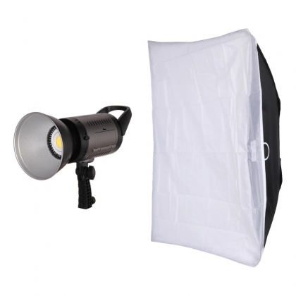 نور ثابت حرفه‌ای 220 وات مدل JSL-B011-220W (بهمراه سافت باکس 50x70 ) به پایه 801  (کارکرده)