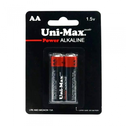 باتری قلمی آلکالاین Uni-Max بسته 2 عددی
