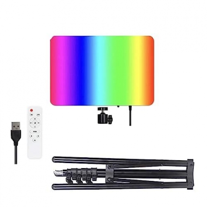 پنل نور آر جی بی  PM-26 RGB (بهمراه سه پایه 801)