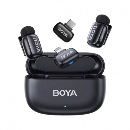 میکروفون بویا BOYA MINI 2-01 دو کاربره رابط Lightning و Type C