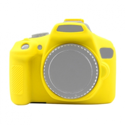 کاور سیلیکونی دوربین کانن EOS 2000D (زرد)