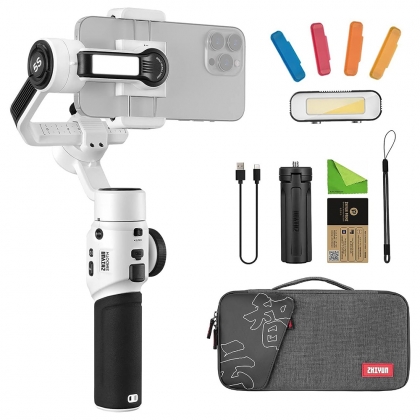 گیمبال موبایلی Zhiyun Smooth 5S (کومبو/سفید)