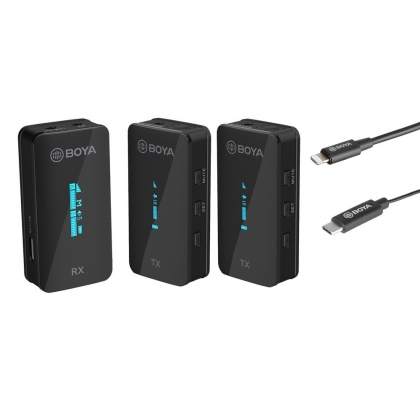 میکروفن بی سیم بویا BOYA BY-XM6-S2 (+کابل آیفون و اندروید)