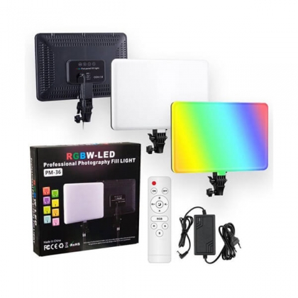 پنل نور آرجی بی  PM-36 RGB LED