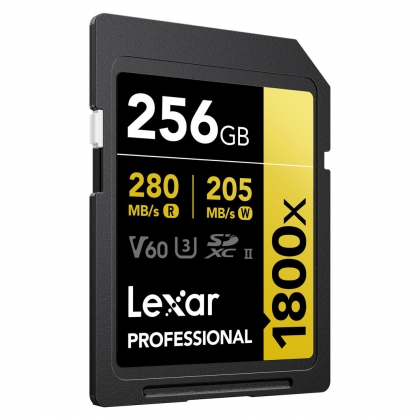 کارت حافظه‌ی  UHS-II سری GOLD مدل Lexar 256GB