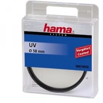 فیلتر یو وی هاما Hama uv 58mm(کارکرده)