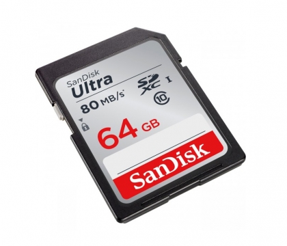 کارت حافظه SD 64GB سن دیسک مدل Ultra 100MB/s