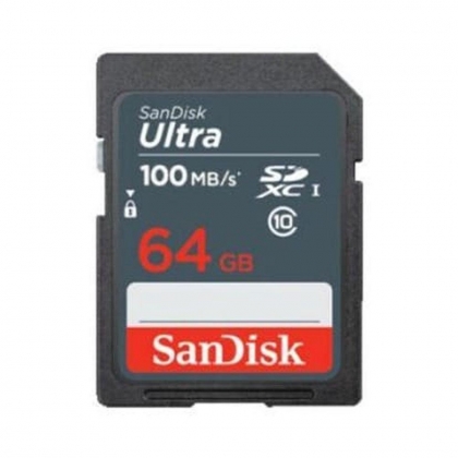 کارت حافظه SanDisk 64GB 100MB/s SDXC ULTRA