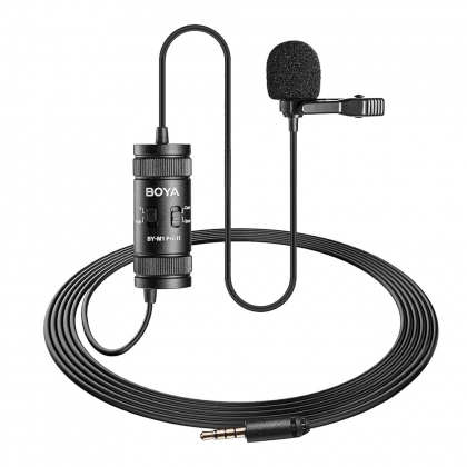 میکروفن یقه‌ای سیمی بویا مدل BOYA BY-M1 Pro II