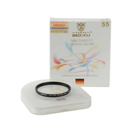 فیلتر لنز عکاسی Baodeli MRC Nano UV 55mm filter