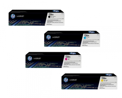 ست کارتریج تونر اچ پی چهار رنگ HP 126A