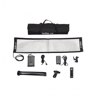 نور LED منعطف مدل Godox FL150R سایز 30x120