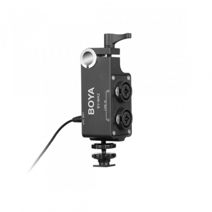 آداپتور فیش میکروفن XLR به 3.5mm مدل BOYA BY-MA2