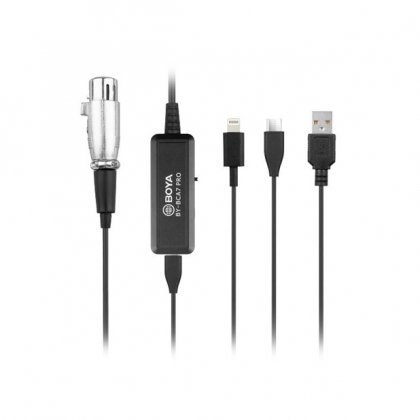 آداپتور میکروفن XLR مدل BOYA BY-BCA7 PRO