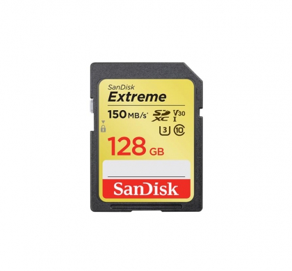 کارت حافظه SD 128GB سن دیسک مدل Extreme 150MB/s