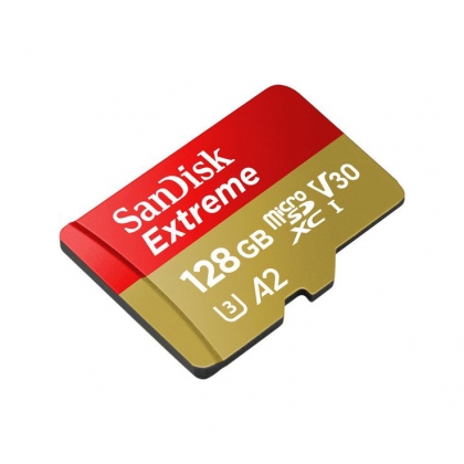 کارت حافظه microSDXC سن دیسک مدل Extreme کلاس A2 استاندارد UHS-I U3 سرعت 160MBps ظرفیت 128 گیگابایت
